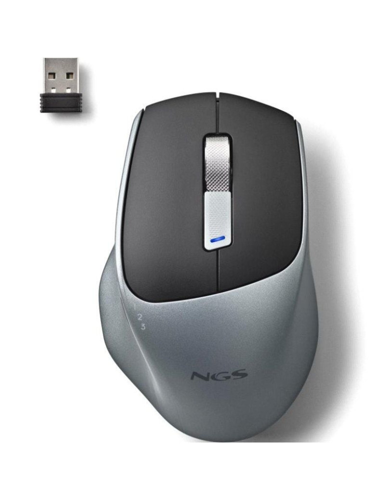 Ratón Inalámbrico NGS Lush-RB/ Hasta 1600 DPI