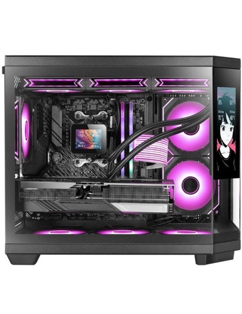 Caja Gaming Minitorre Mars Gaming MC-3TCORELCDM