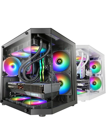 Caja Gaming Minitorre Mars Gaming MC-3TLITE