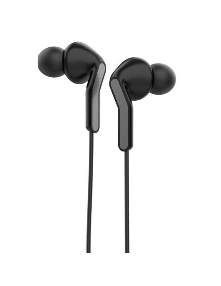 Auriculares Intrauditivos Muvit For Change MCHPH0004/ con Micrófono/ Jack 3.5/ Negros