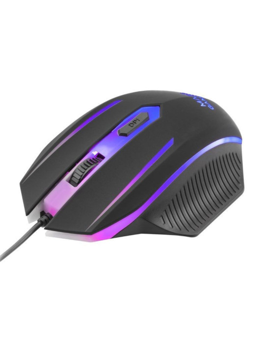 Pack Gaming Mars Gaming MCP124/ Teclado H-MECH  + Ratón Óptico + Alfombrilla/ Negro