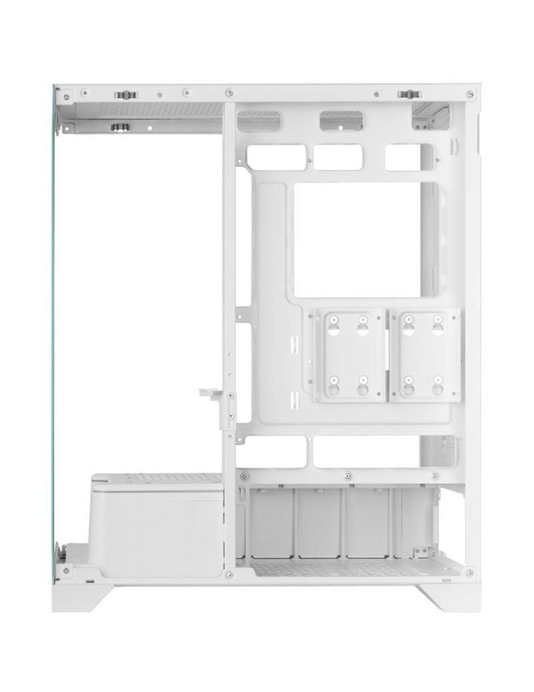 Caja Gaming Semitorre Mars Gaming MC-PRISMA/ Blanca