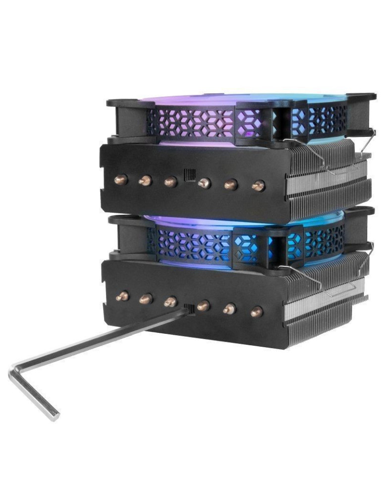 Ventilador con Disipador Mars Gaming MCPU-XT/ 12cm