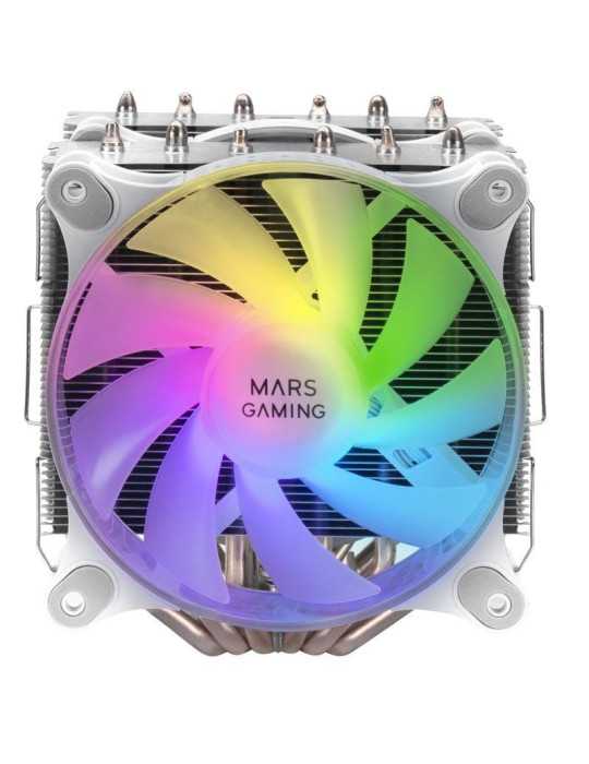 Ventilador con Disipador Mars Gaming MCPU-XTW/ 12cm/ Blanco