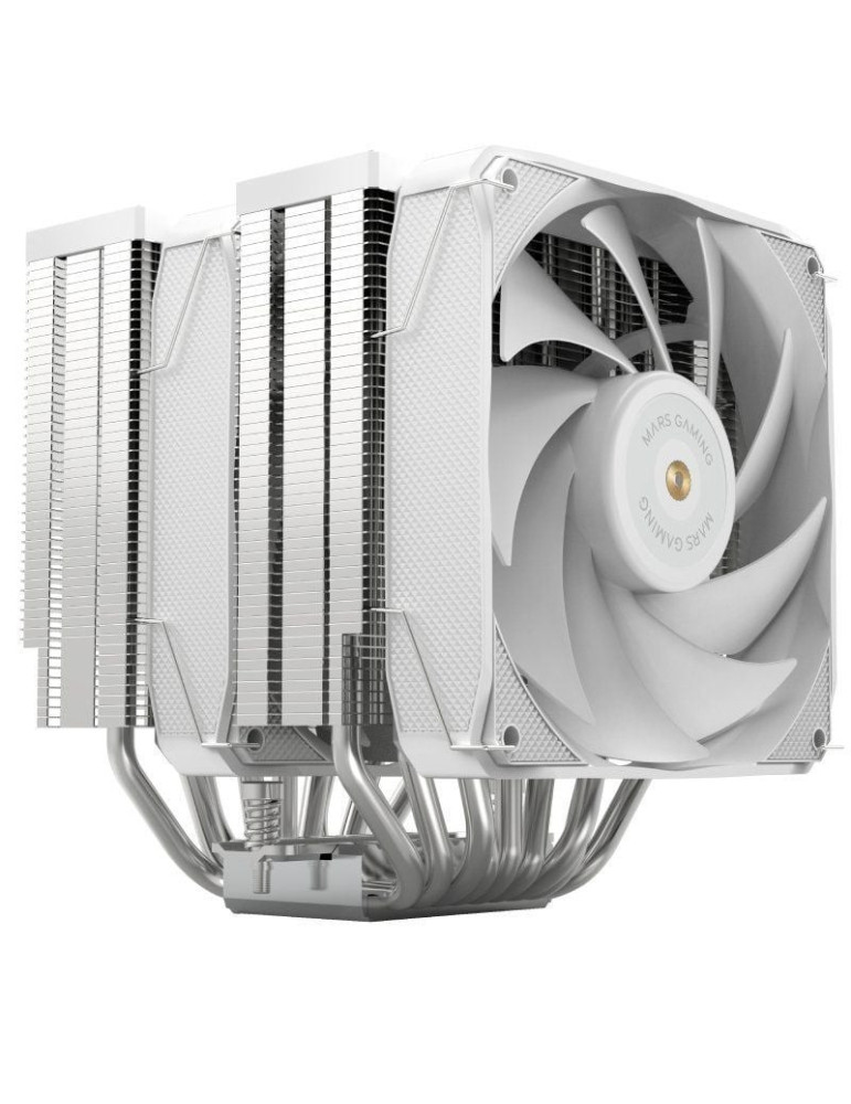 Ventilador con Disipador Mars Gaming MCPU-XU9/ 12cm/ Blanco
