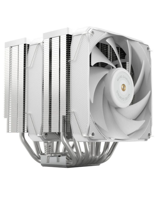 Ventilador con Disipador Mars Gaming MCPU-XU9/ 12cm/ Blanco