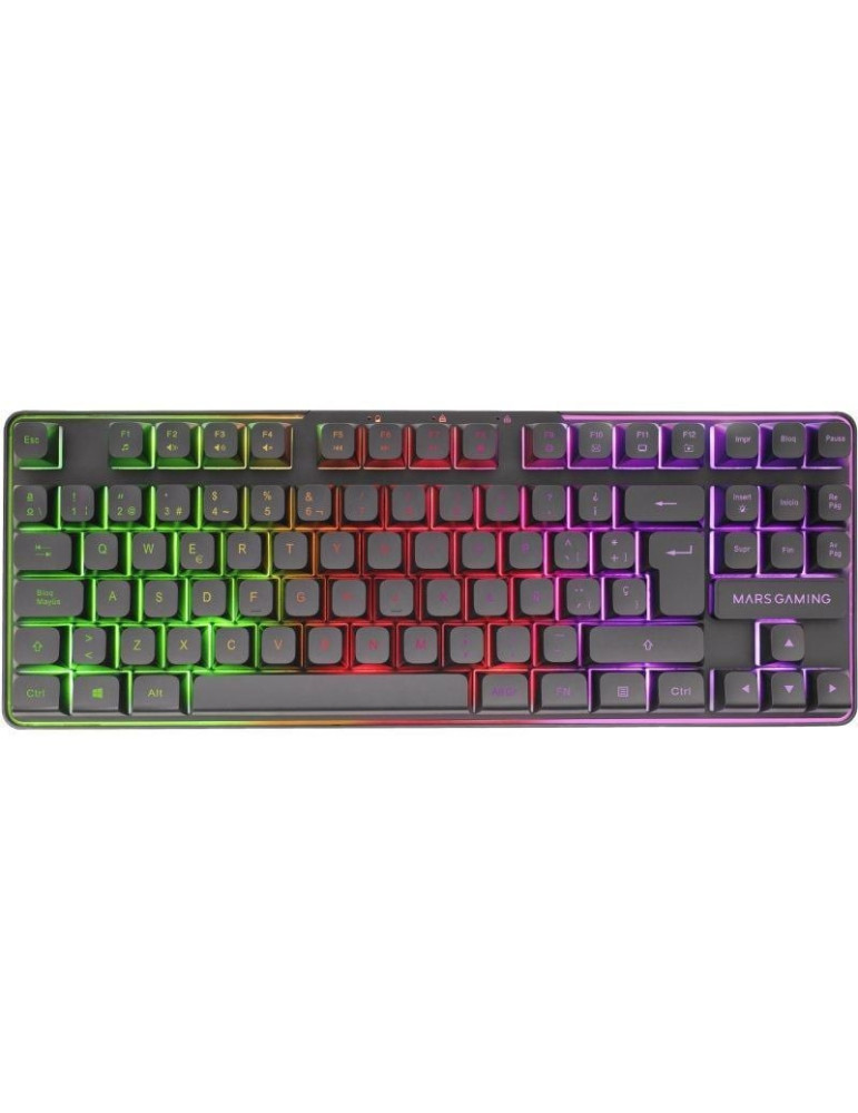 Pack Gaming Mars Gaming MCPWTKL/ Teclado Inalámbrico + Ratón Inalámbrico + Alfombrilla