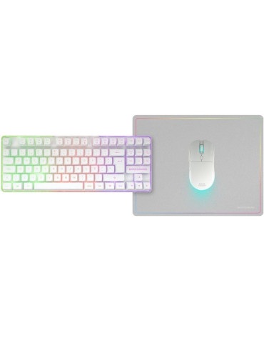 Pack Gaming Mars Gaming MCPWTKL/ Teclado Inalámbrico + Ratón Inalámbrico + Alfombrilla 2