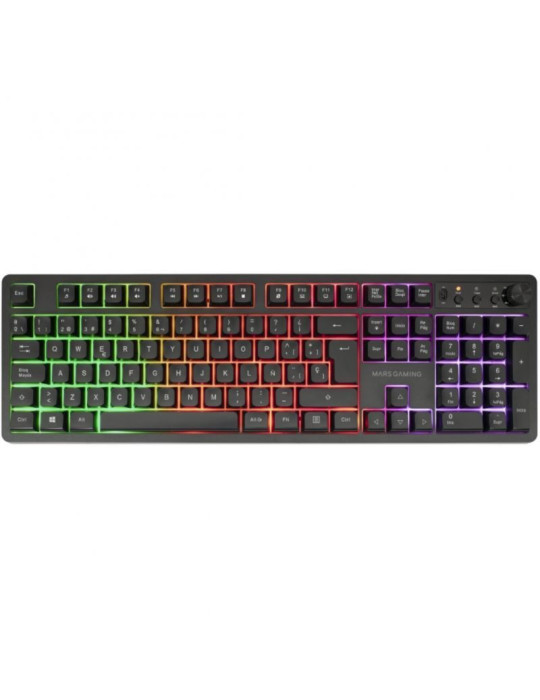 Pack Gaming Mars Gaming MCPWX/ Teclado Inalámbrico + Ratón Inalámbrico + Alfombrilla