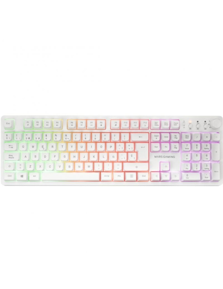 Pack Gaming Mars Gaming MCPWX/ Teclado Inalámbrico + Ratón Inalámbrico + Alfombrilla