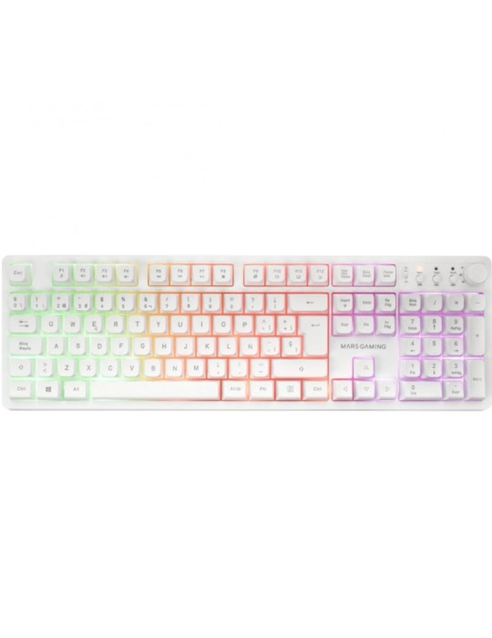 Pack Gaming Mars Gaming MCPWX/ Teclado Inalámbrico + Ratón Inalámbrico + Alfombrilla
