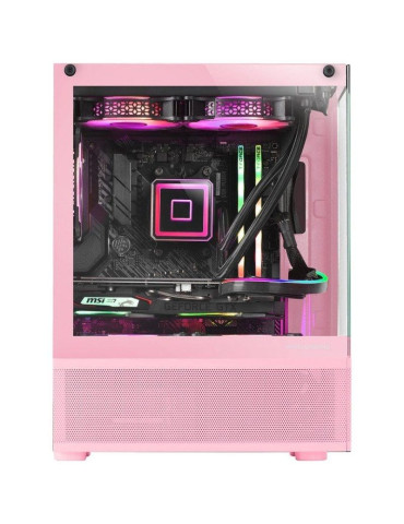 Caja Gaming Minitorre Mars Gaming MC-SE/ Rosa 2