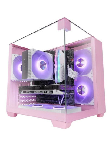 Caja Gaming Semitorre Mars Gaming MC-VISIONM/ Rosa