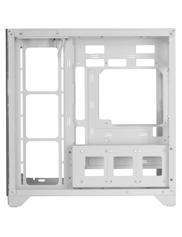 Caja Gaming Minitorre Mars Gaming MC-VISION/ Blanca