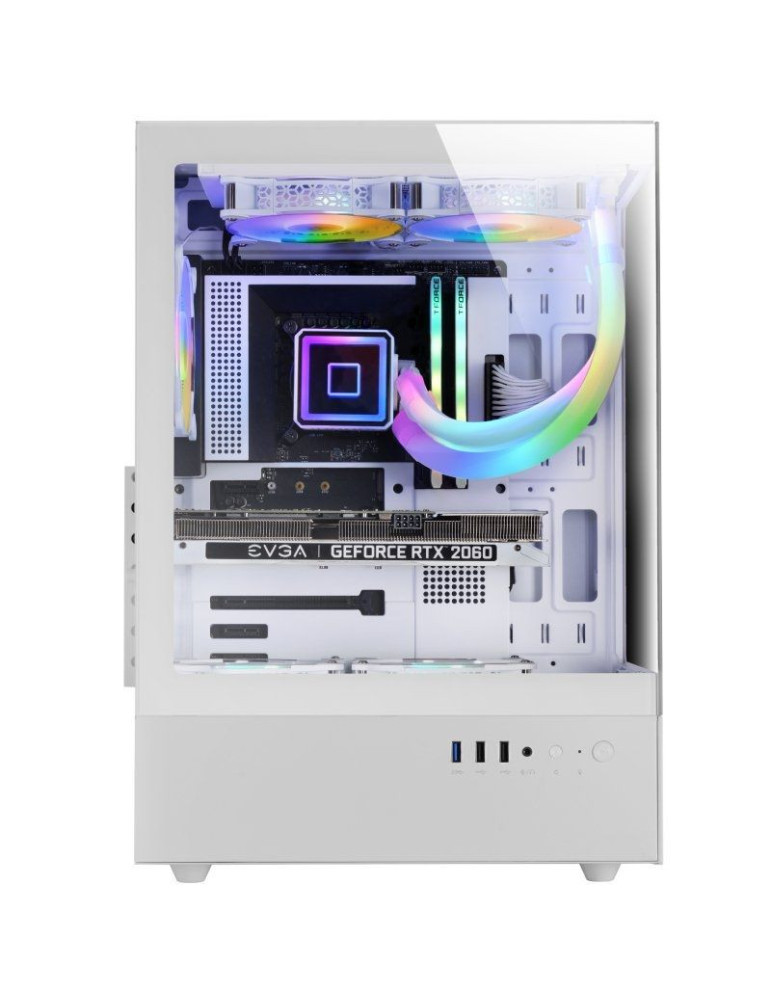 Caja Gaming Semitorre Mars Gaming MC-XO/ Blanca