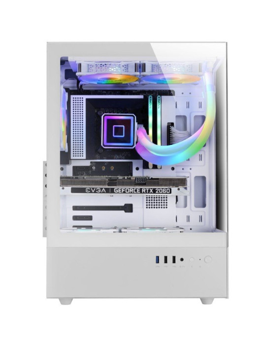 Caja Gaming Semitorre Mars Gaming MC-XO/ Blanca