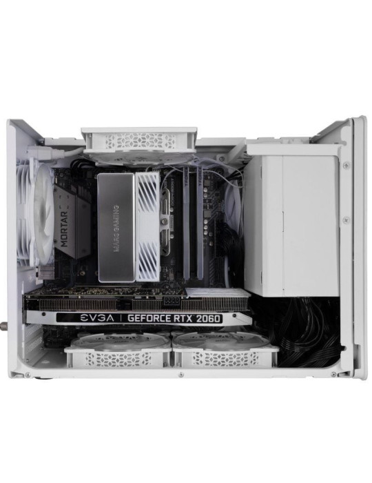 Caja Gaming Minitorre Mars Gaming MC-XPRO/ Blanca