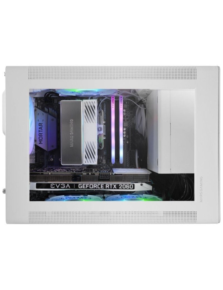 Caja Gaming Minitorre Mars Gaming MC-XPS/ Blanca