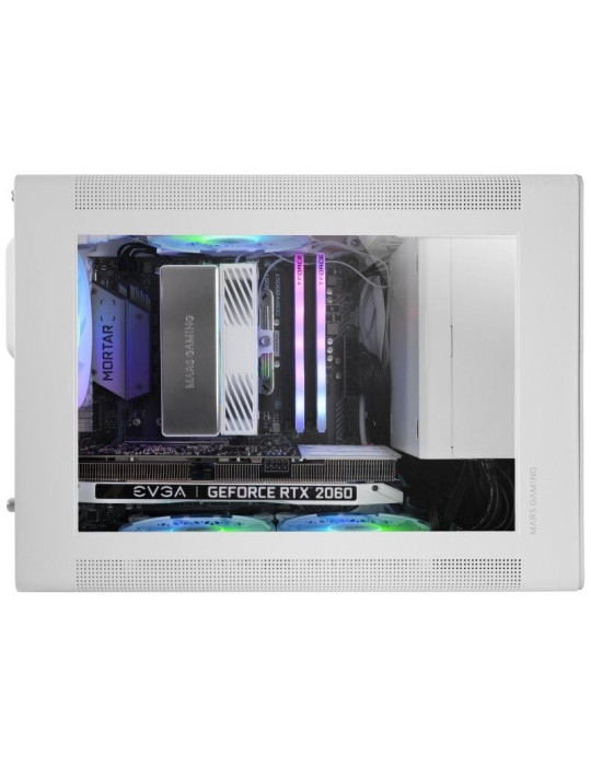 Caja Gaming Minitorre Mars Gaming MC-XPS/ Blanca