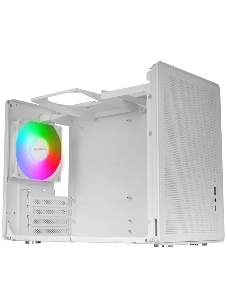 Caja Gaming Minitorre Mars Gaming MC-XPS/ Blanca