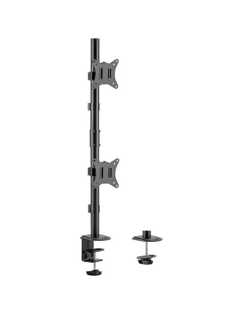 Soporte de Mesa para 2 Monitores o TV Aisens DT32TSR-229/ Giratorio/ Inclinable/ hasta 9kg
