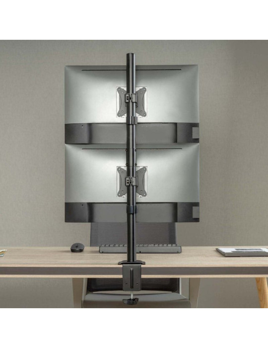 Soporte de Mesa para 2 Monitores o TV Aisens DT32TSR-229/ Giratorio/ Inclinable/ hasta 9kg