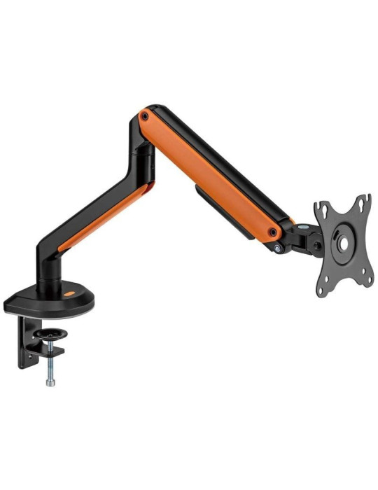 Soporte de Mesa Gaming con Contrapeso para Monitor y TV Aisens DT32TSR-249/ Giratorio/ Inclinable/ hasta 9kg/ con Iluminación RG