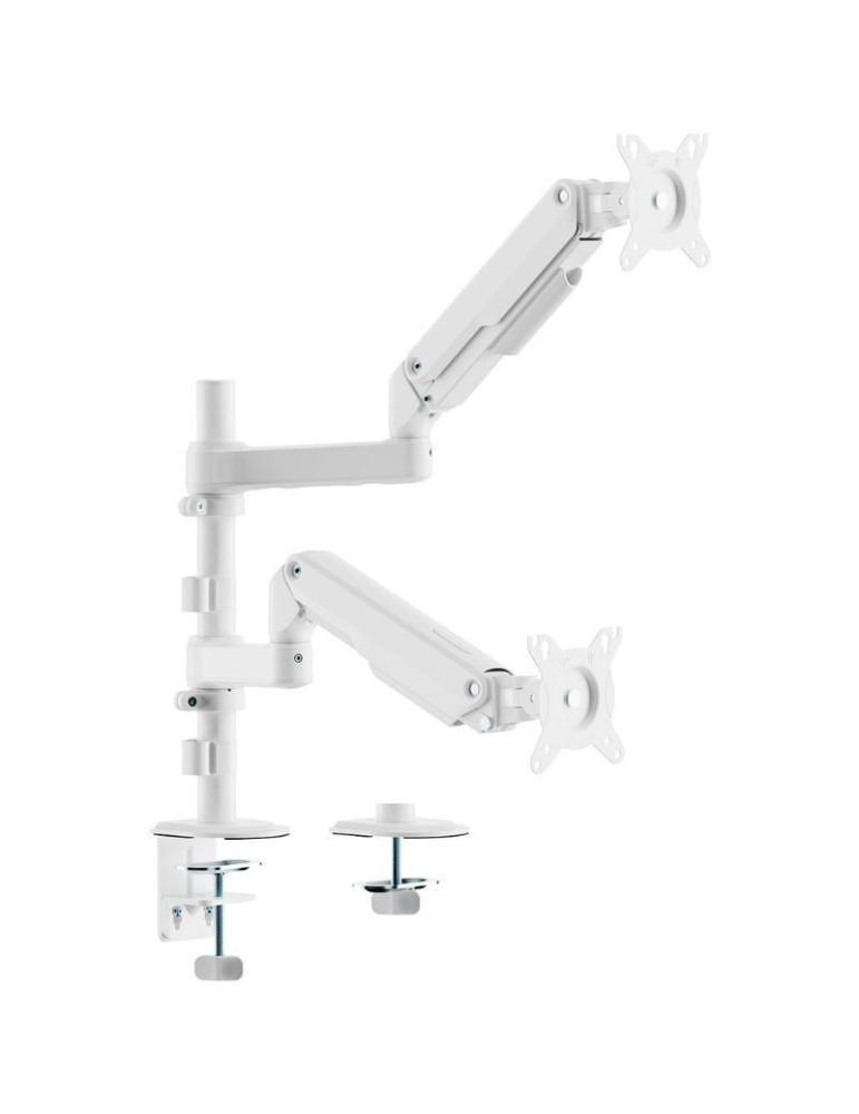 Soporte de Mesa con Contrapeso para 2 Monitores Aisens DT32TSR-441/ Giratorio/ Inclinable/ hasta 9kg