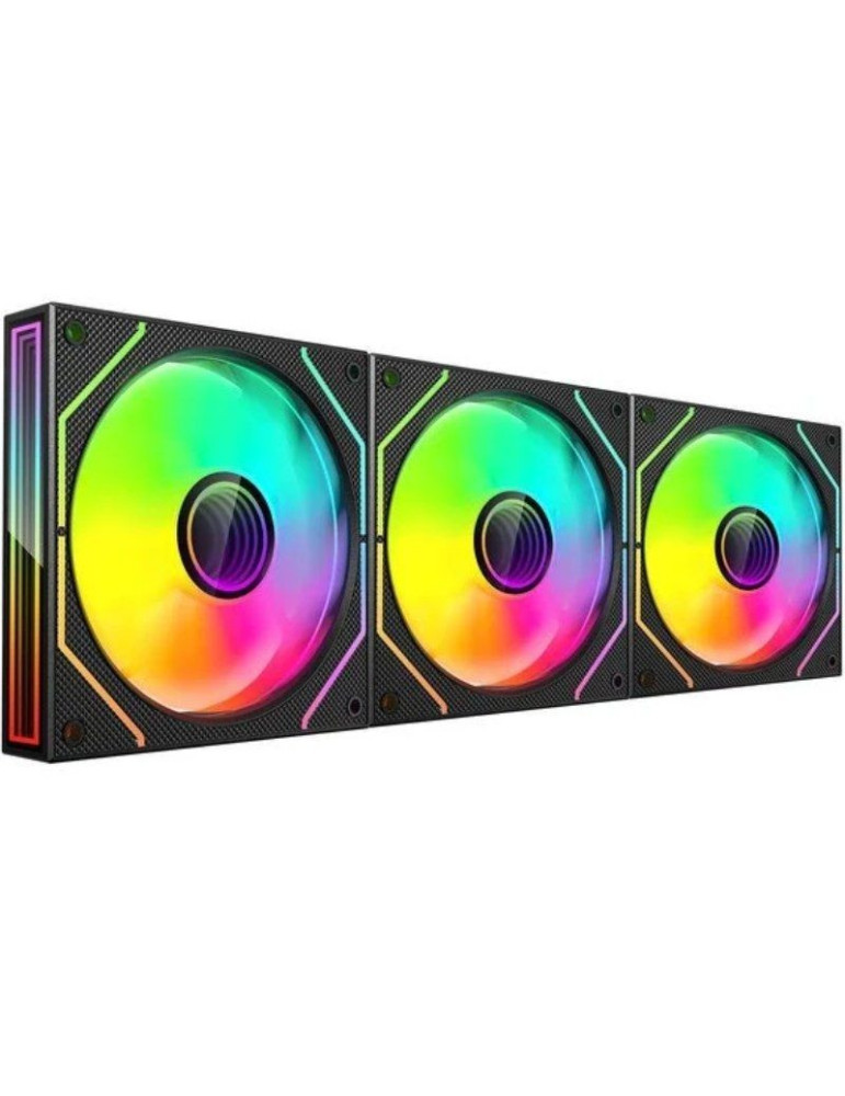 Pack 3 Ventiladores Mars Gaming MF-3DPROKIT/ 12cm + HUB + Mando a Distancia/ ARGB