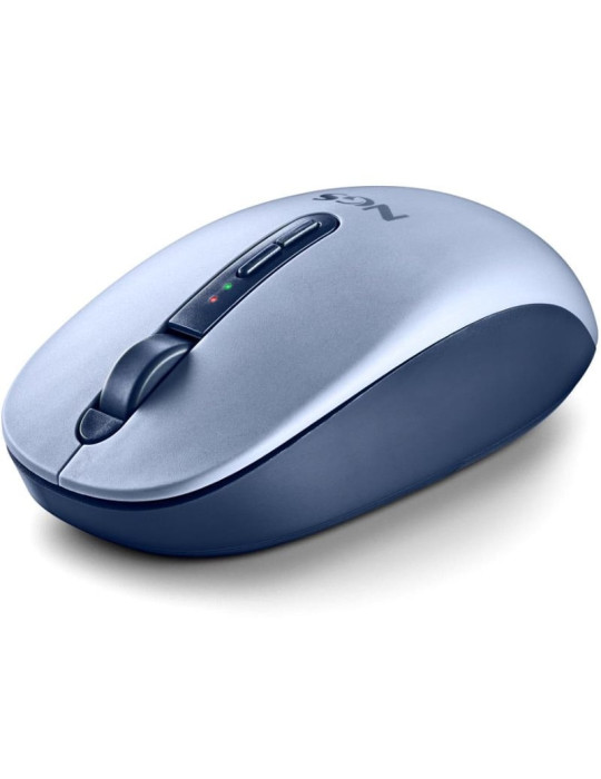Ratón Ergonómico Inalámbrico NGS Fog Dual FOGDUALBLUE Silencioso/ Hasta 1600 DPI/ Azul