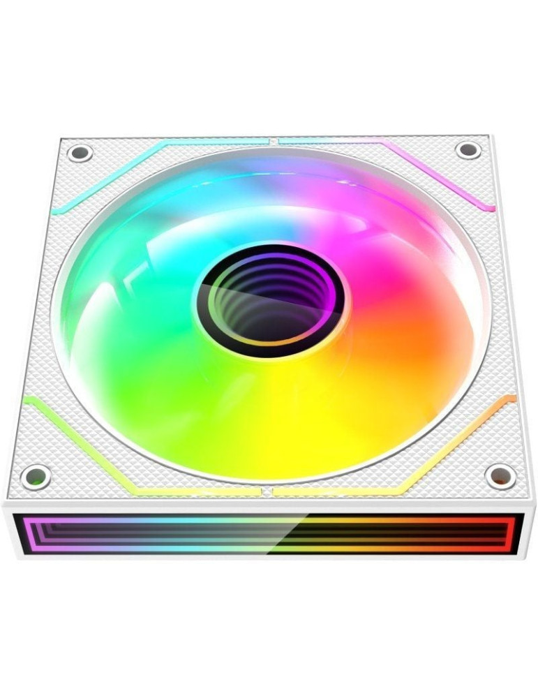 Pack 2 Ventiladores Mars Gaming MF-3DPROX2R/ 12cm/ ARGB/ Blancos