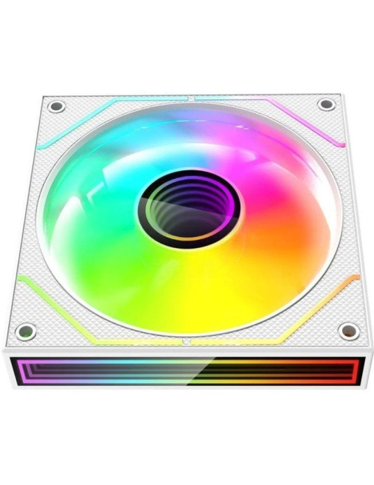 Pack 2 Ventiladores Mars Gaming MF-3DPROX2/ 12cm/ ARGB/ Blancos