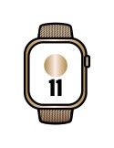 Apple Watch Series 11/ GPS/ Cellular/ 46mm/ Titanio Dorado/ Correa Milanese Dorada Loop M/L