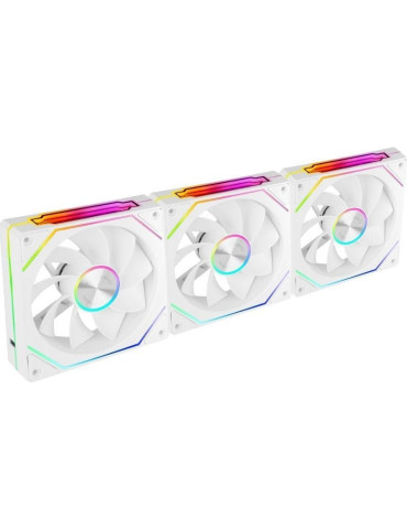 Pack 3 Ventiladores Invertidos Mars Gaming MF-LINKFINITYKIT2R/ 12cm/ ARGB/ Blancos 2