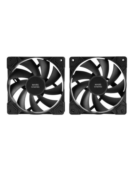 Pack 2 Ventiladores Mars Gaming MF-PWMX2/ 12cm