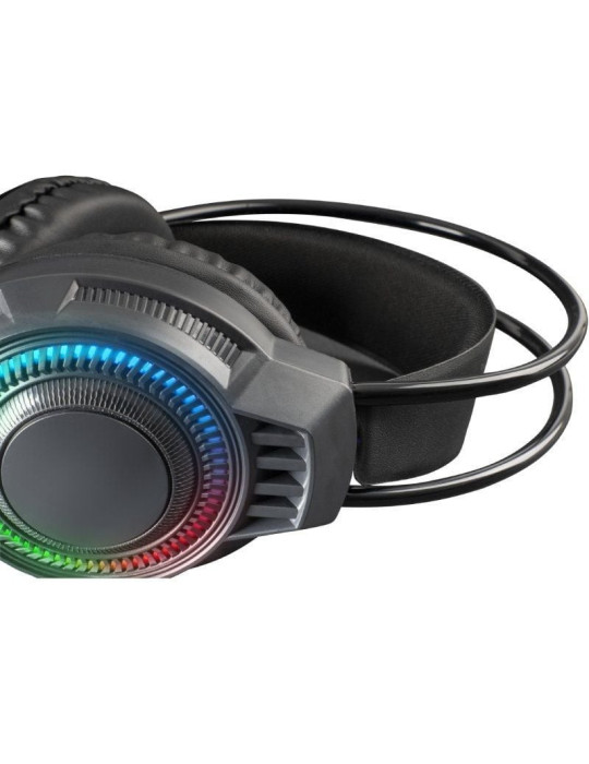 Auriculares Gaming con Micrófono Mars Gaming MH124/ Jack 3.5/ Negros