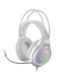 Auriculares Gaming con Micrófono Mars Gaming MH124W/ Jack 3.5/ Blancos