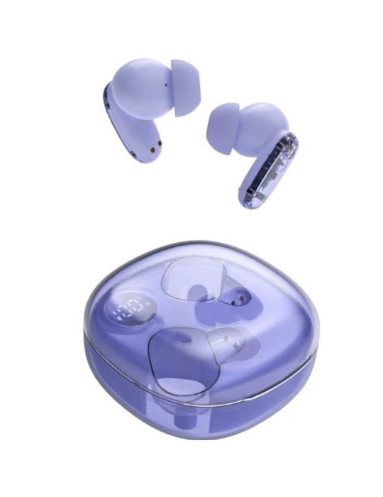 Auriculares Bluetooth Mars Gaming MHIB2 con estuche de carga/ Autonomía 7h/ Morados