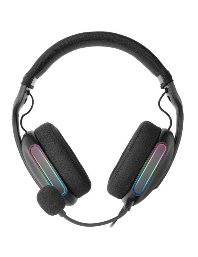Auriculares Gaming con Micrófono Mars Gaming MH-PRO/ Jack 3.5/ USB/ Negros
