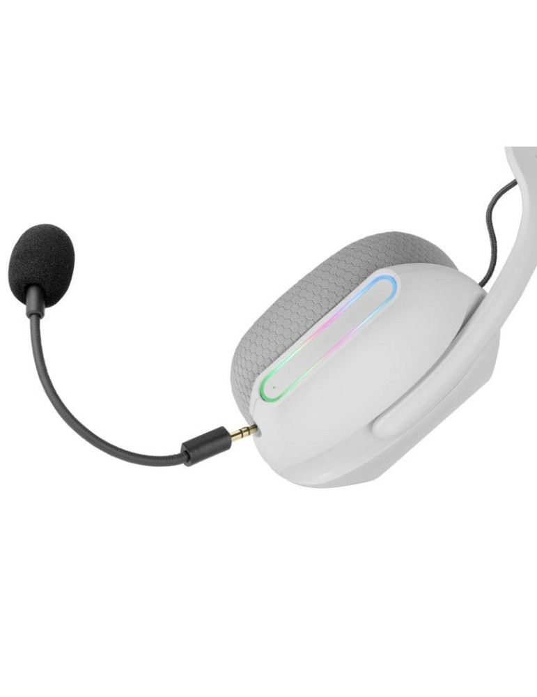 Auriculares Gaming Inalámbricos con Micrófono Mars Gaming MHWPRO/ Jack 3.5/ Bluetooth/ Blancos