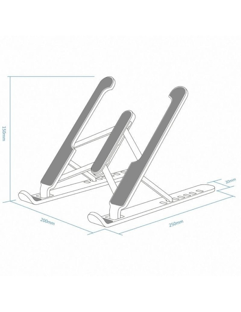 Soporte Aisens LPS1M-099 para Portátiles/ Tablets hasta 15"