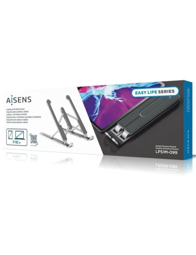 Soporte Aisens LPS1M-099 para Portátiles/ Tablets hasta 15"