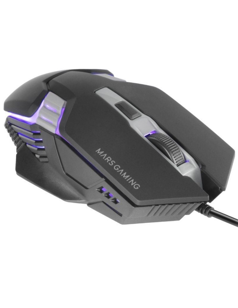 Ratón Gaming Mars Gaming MM024/ Hasta 4000 DPI