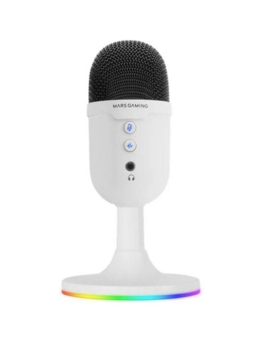 Micrófono Mars Gaming MMIC-CX/ USB 2.0/ Blanco 2