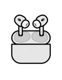 Auriculares Bluetooth Apple Airpods Pro 3nd/ USB-C/ Estuche de Carga Magsafe