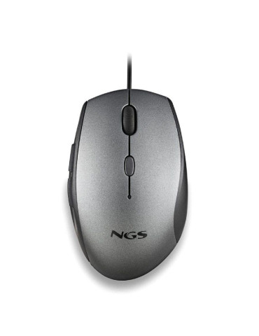 Ratón Ergonómico NGS Moth Gray/ Hasta 1600 DPI/ Gris 2