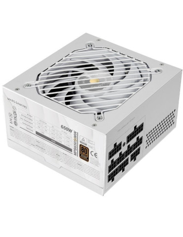 Fuente de Alimentación Mars Gaming MPB650SIM/ 650W/ Ventilador 12cm/ 80 Plus Bronze