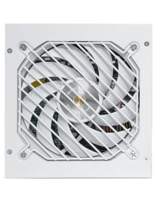 Fuente de Alimentación Mars Gaming MPB850SIM/ 850W/ Ventilador 14cm/ 80 Plus Bronze/ Blanca