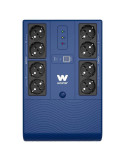 SAI Línea Interactiva Woxter Multibase UPS 1200 VA/ 1200VA-720W/ 8 Salidas/ Formato Torre