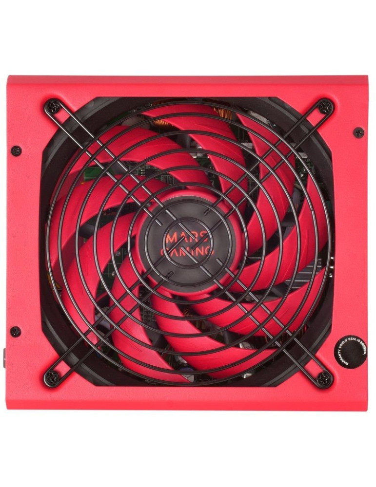 Fuente de Alimentación Mars Gaming MPVU750M/ 750W/ Ventilador 14cm/ 80 Plus Silver